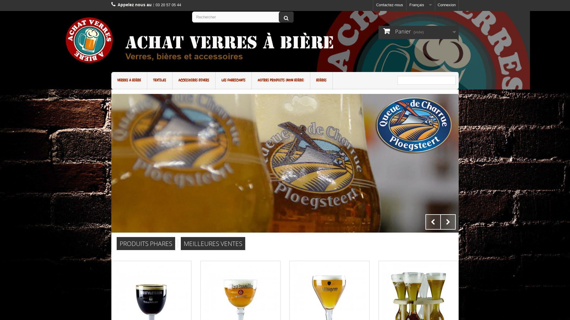 Aperçu du site https://www.achat-verres-a-biere.com